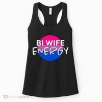 Bi Wife Energy Bisexual Pride Bisexual Flag Bi Pride Women's Tank Top thumb 0
