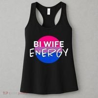Bi Wife Energy Bisexual Pride Bisexual Flag Bi Pride Women's Tank Top thumb 3