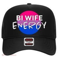 Bi Wife Energy Bisexual Pride Bisexual Flag Bi Pride Hat thumb 0