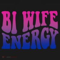Bi Wife Energy Bisexual Pride Bisexual Flag Retro Vintage T-Shirt thumb 7