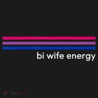 Bi Wife Energy Bisexual Pride Flag Bisexuality LGBTQ Women's Hoodie thumb 2