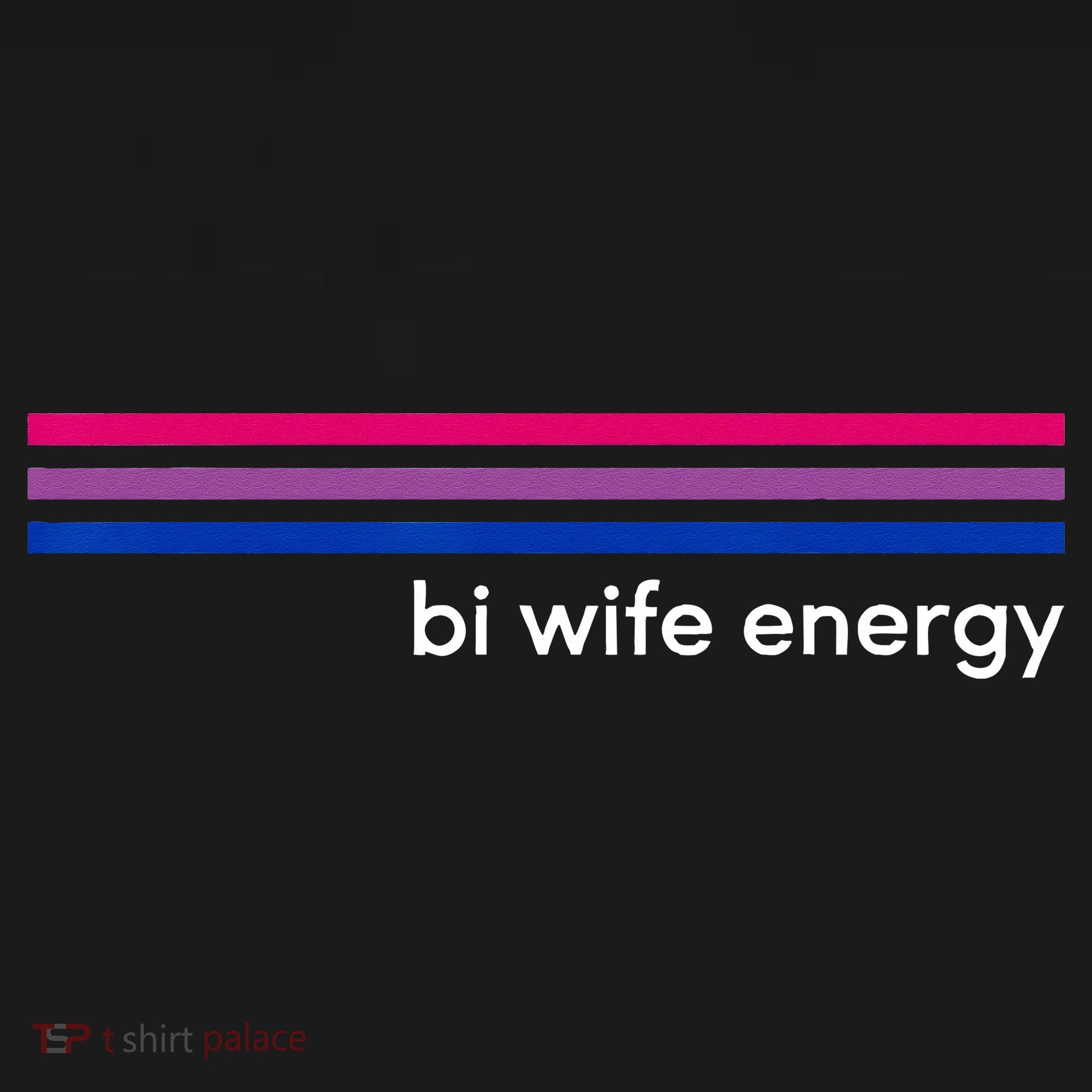 Bi Wife Energy Bisexual Pride Flag Bisexuality LGBTQ Women's Tank Top