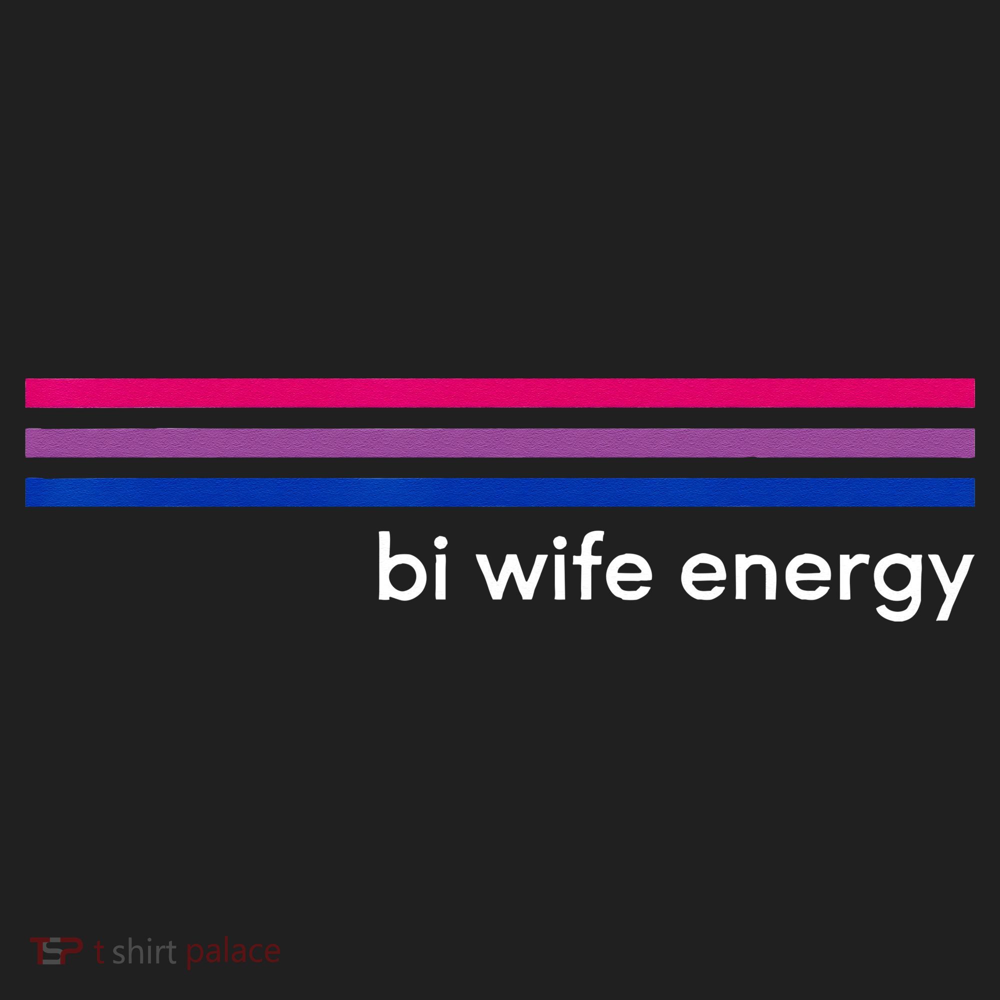Bi Wife Energy Bisexual Pride Flag Bisexuality LGBTQ Golf Towel