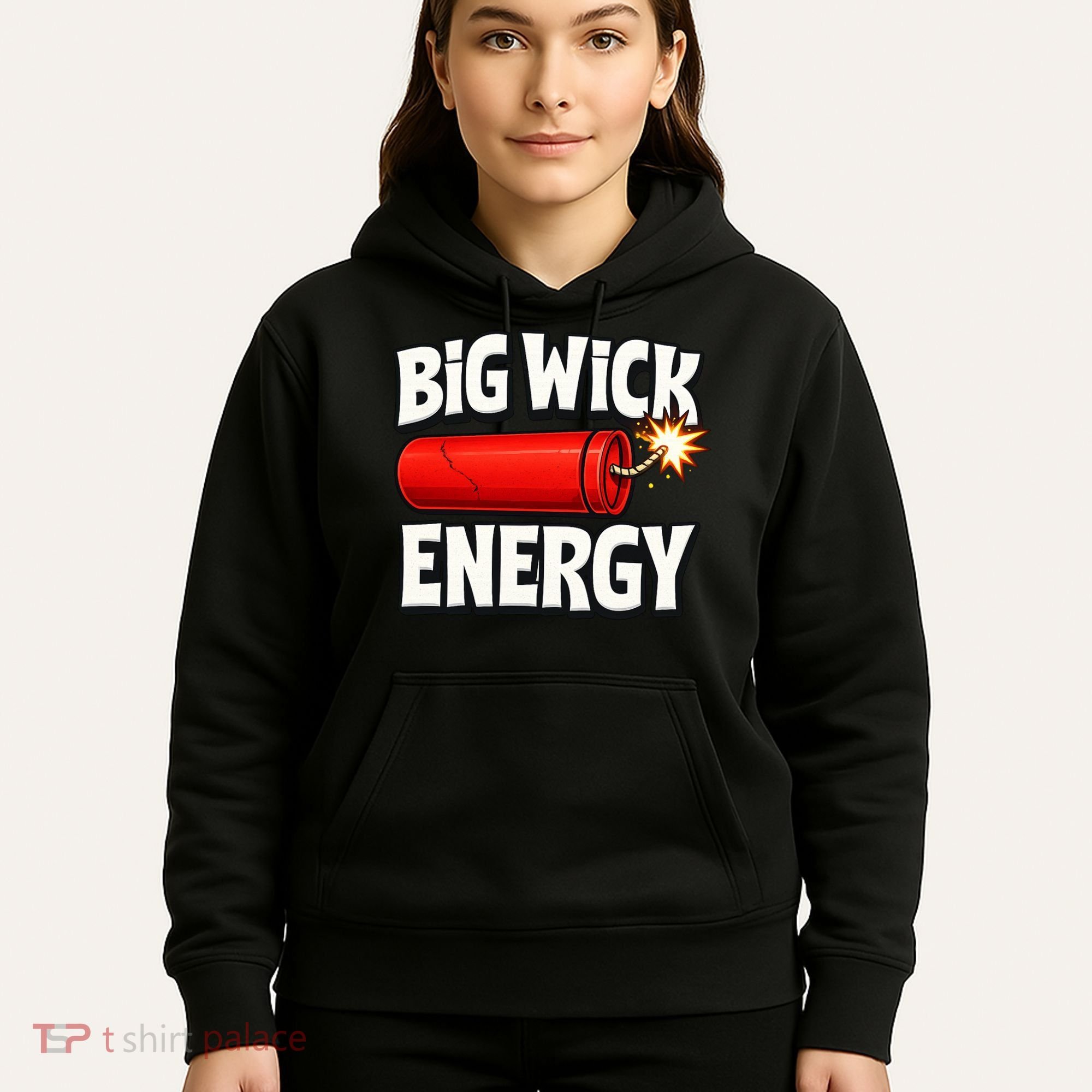Big Wick Energy 4th Of July Funny Hoodie