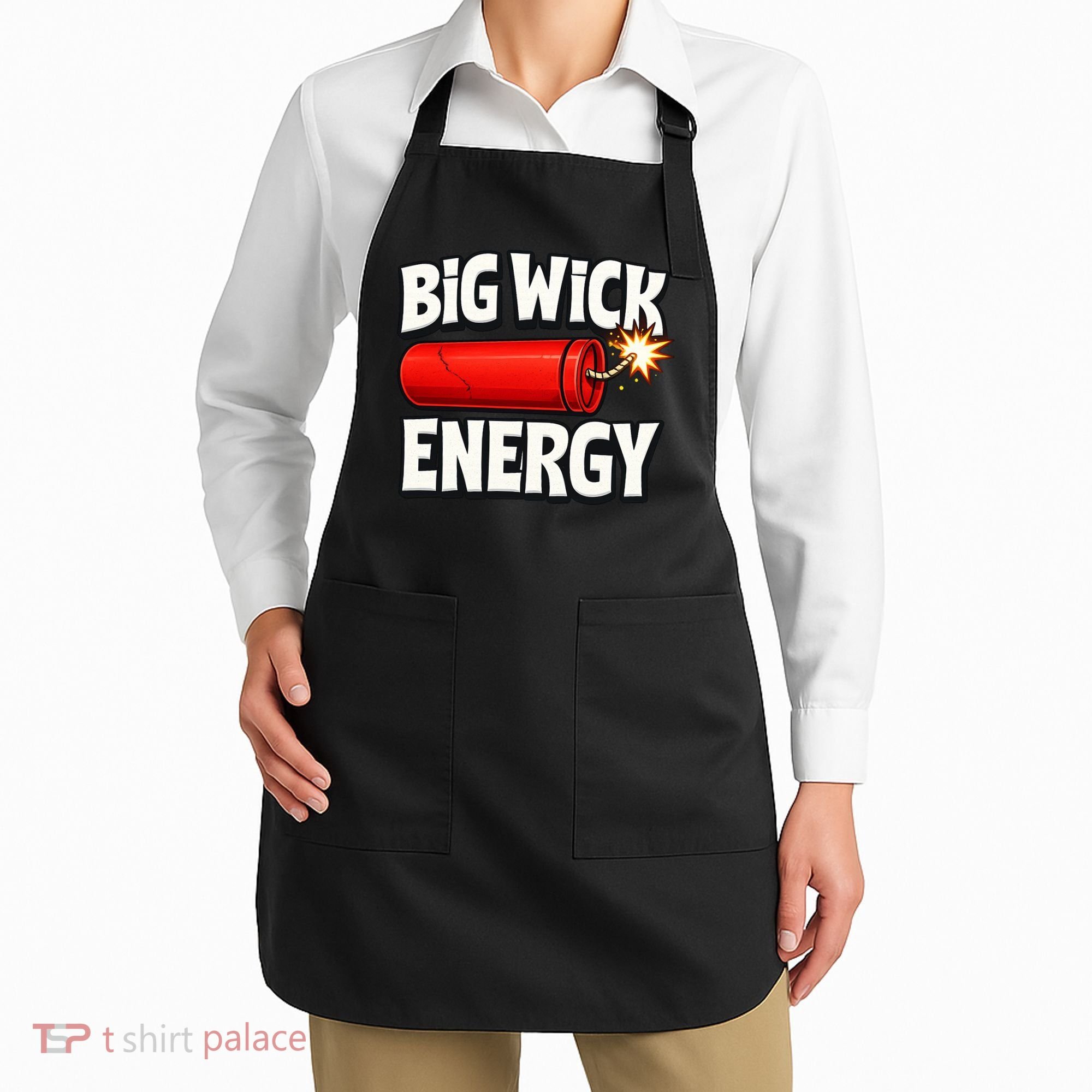 Big Wick Energy 4th Of July Funny Apron