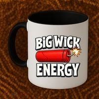Big Wick Energy 4th Of July Funny Coffee Mug thumb 2