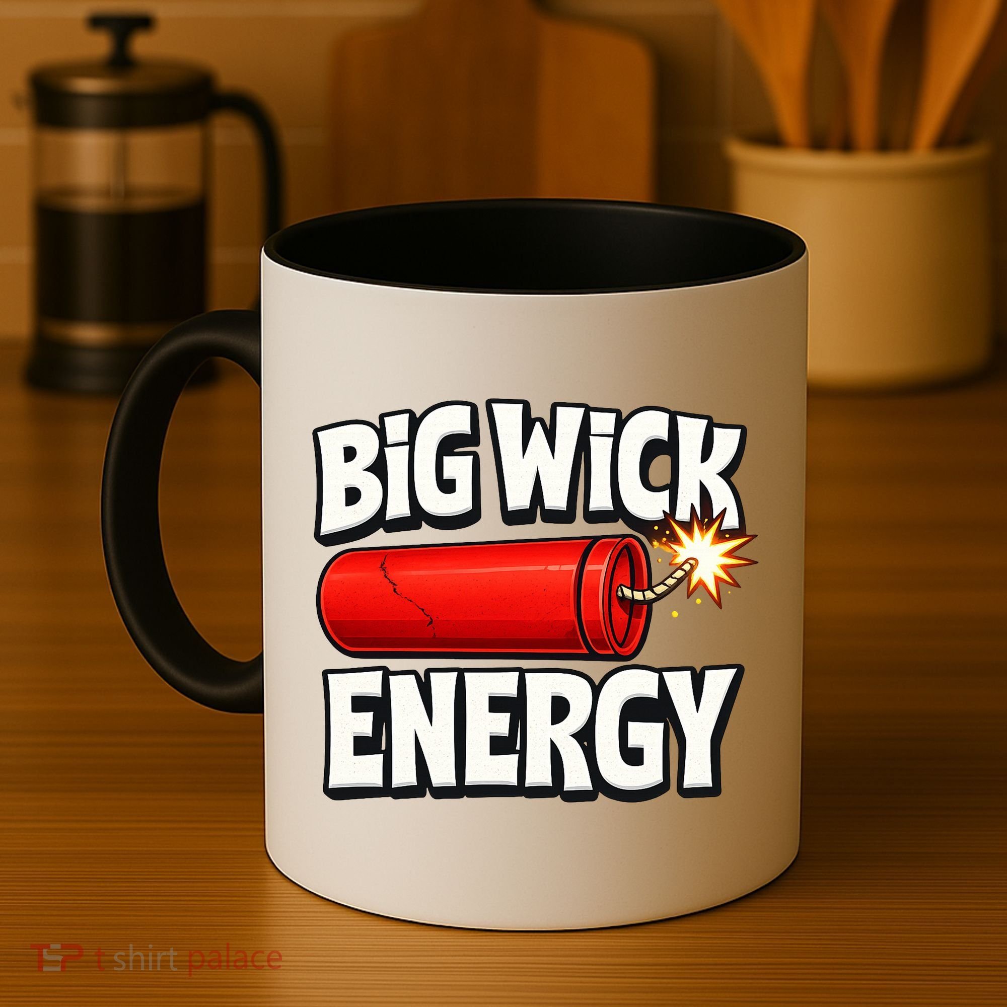 Big Wick Energy 4th Of July Funny Coffee Mug