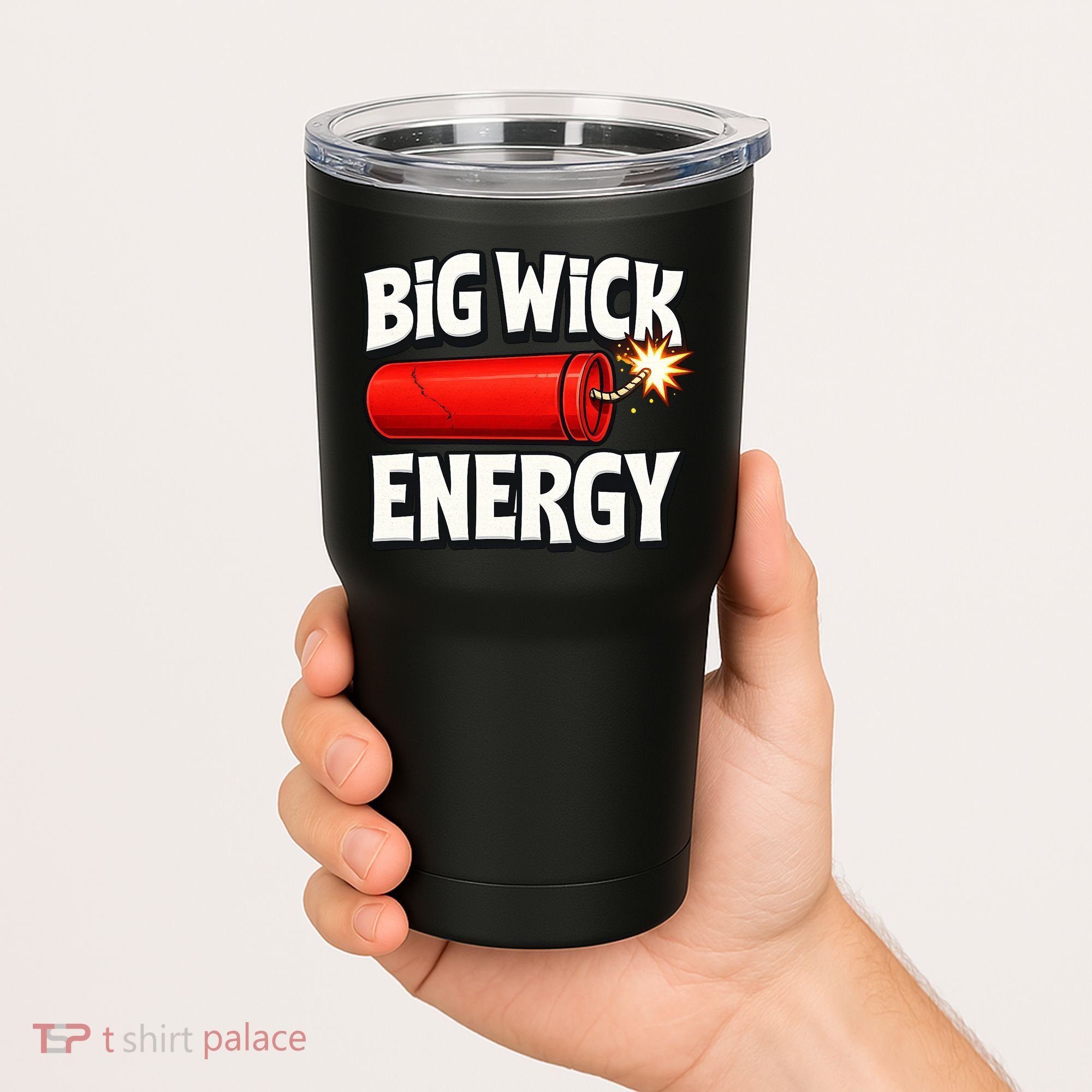 Big Wick Energy 4th Of July Funny Tumbler