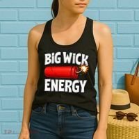 Big Wick Energy 4th Of July Funny Women's Tank Top thumb 2
