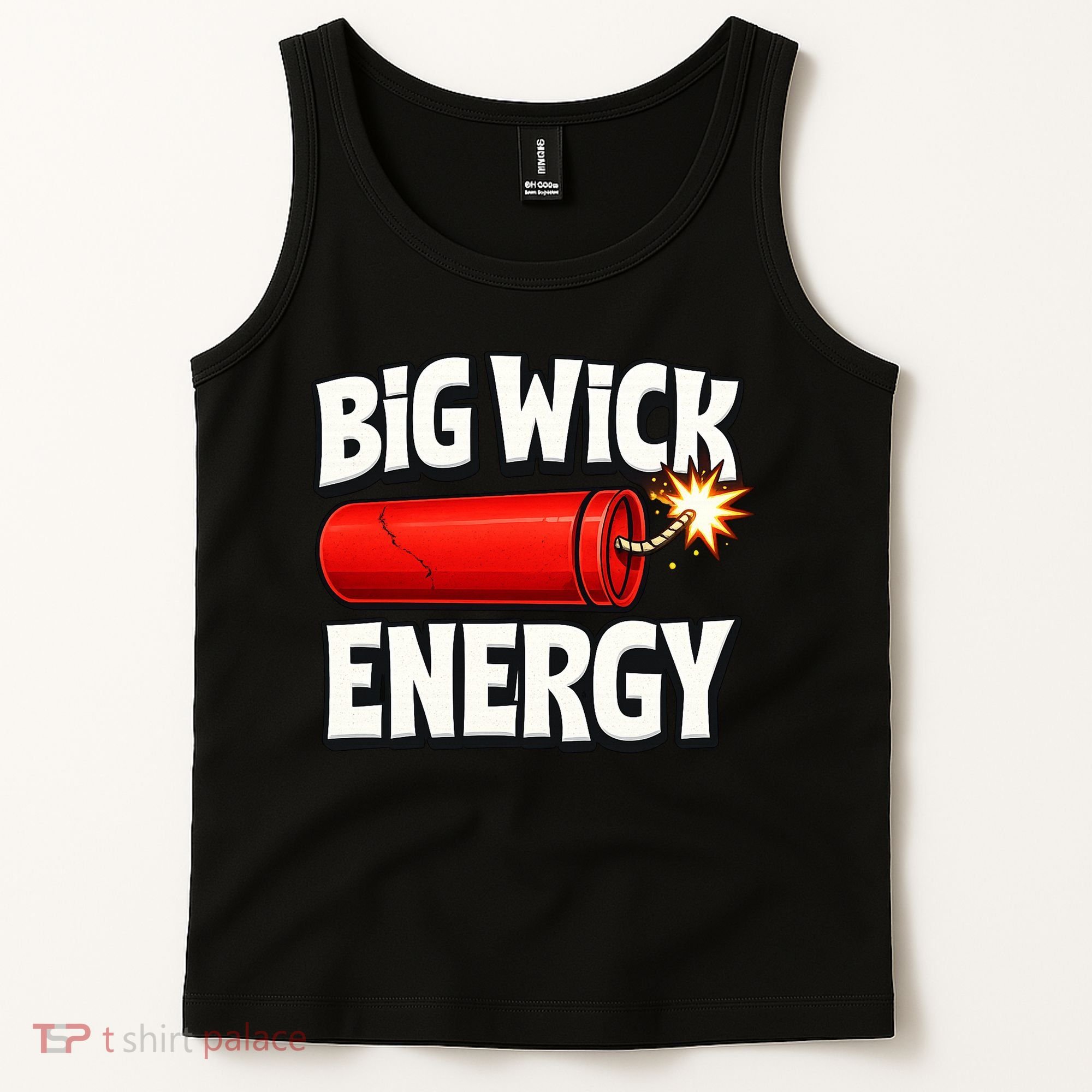 Big Wick Energy 4th Of July Funny Tank Top