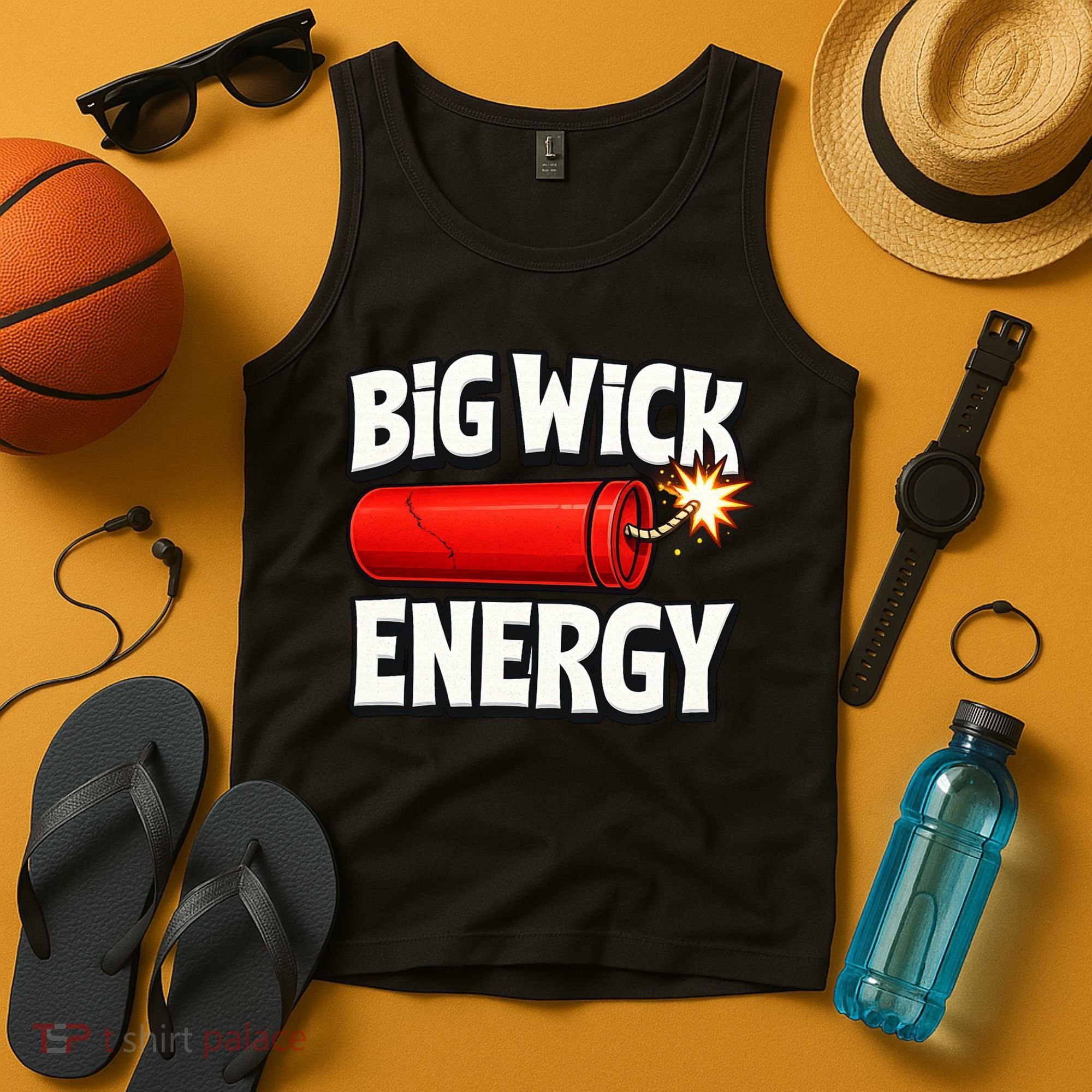 Big Wick Energy 4th Of July Funny Tank Top