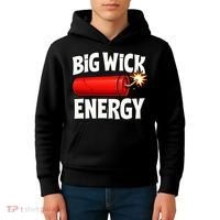 Big Wick Energy 4th Of July Funny Kids Hoodie thumb 4