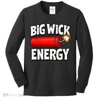 Big Wick Energy 4th Of July Funny Kids Long Sleeve Shirt thumb 0