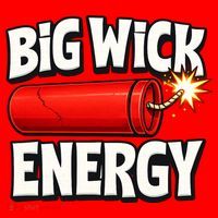 Big Wick Energy 4th Of July Funny Santa Hat thumb 1