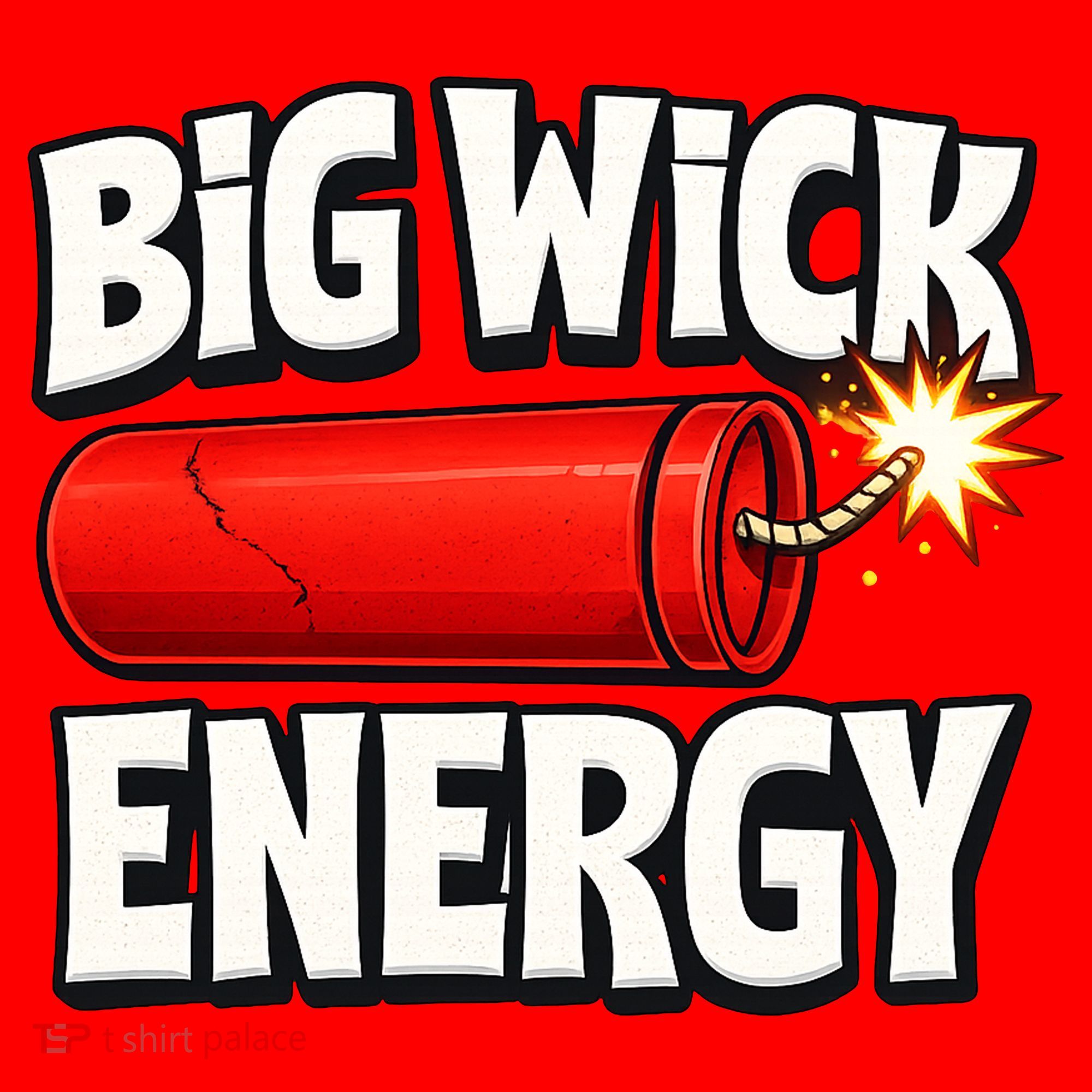 Big Wick Energy 4th Of July Funny Santa Hat