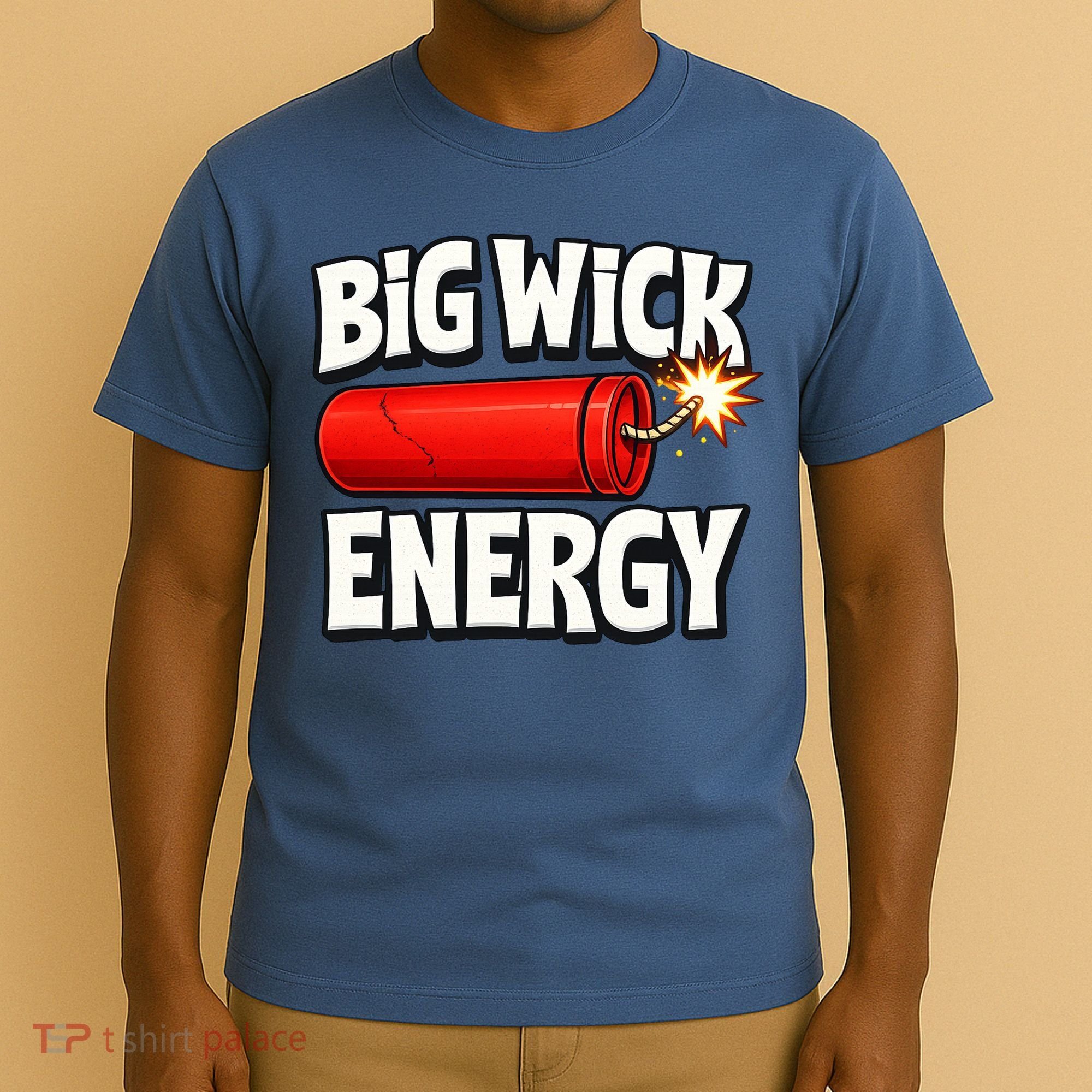 Big Wick Energy 4th Of July Funny T-Shirt