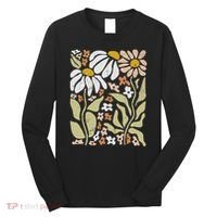 Boho Wildflowers Floral Nature Flower Long Sleeve Shirt thumb 0