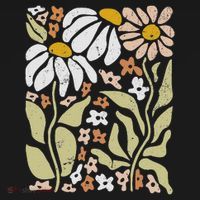 Boho Wildflowers Floral Nature Flower Long Sleeve Shirt thumb 2