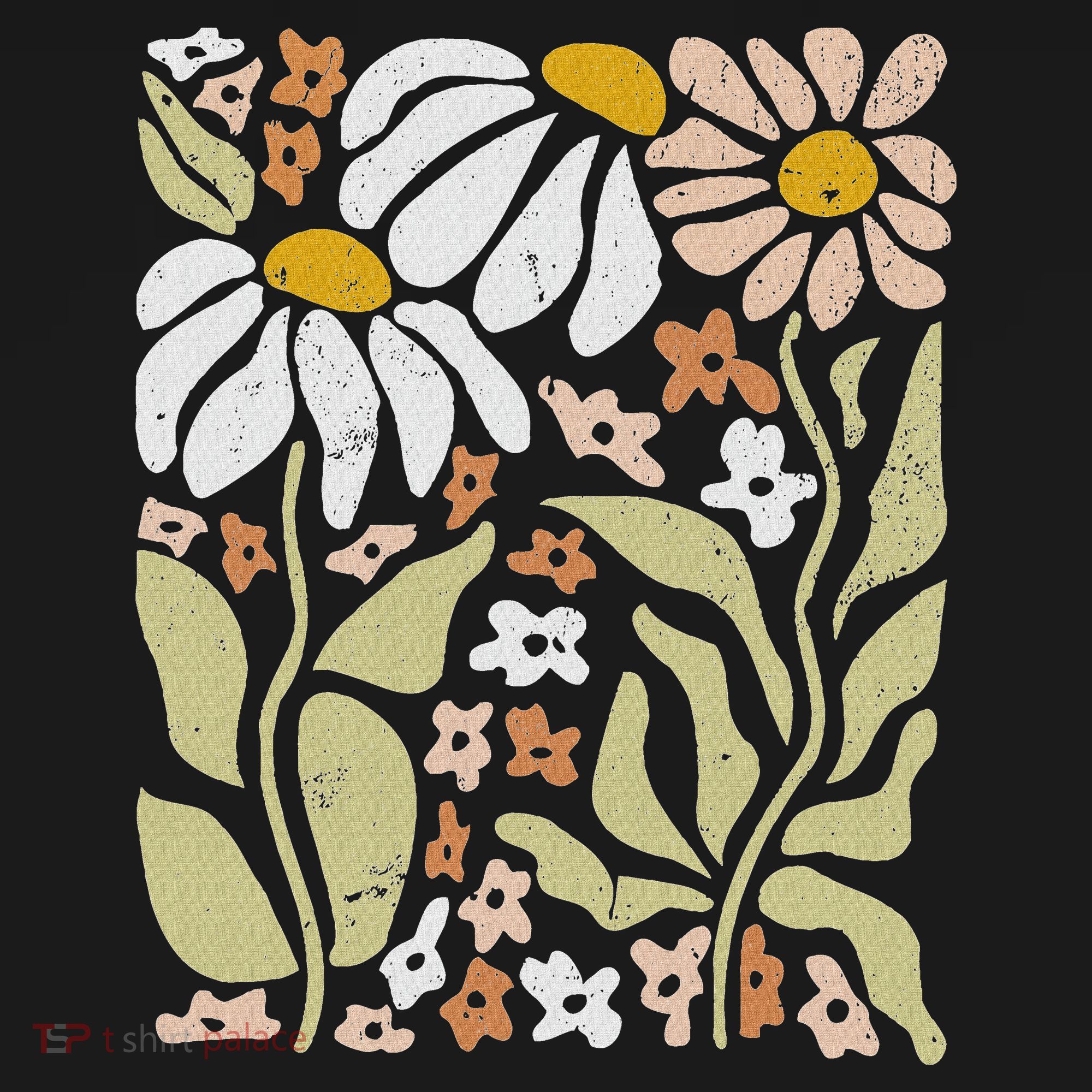 Boho Wildflowers Floral Nature Flower Apron