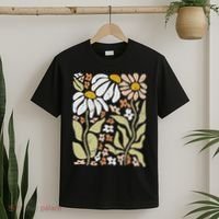 Boho Wildflowers Floral Nature Flower T-Shirt thumb 2