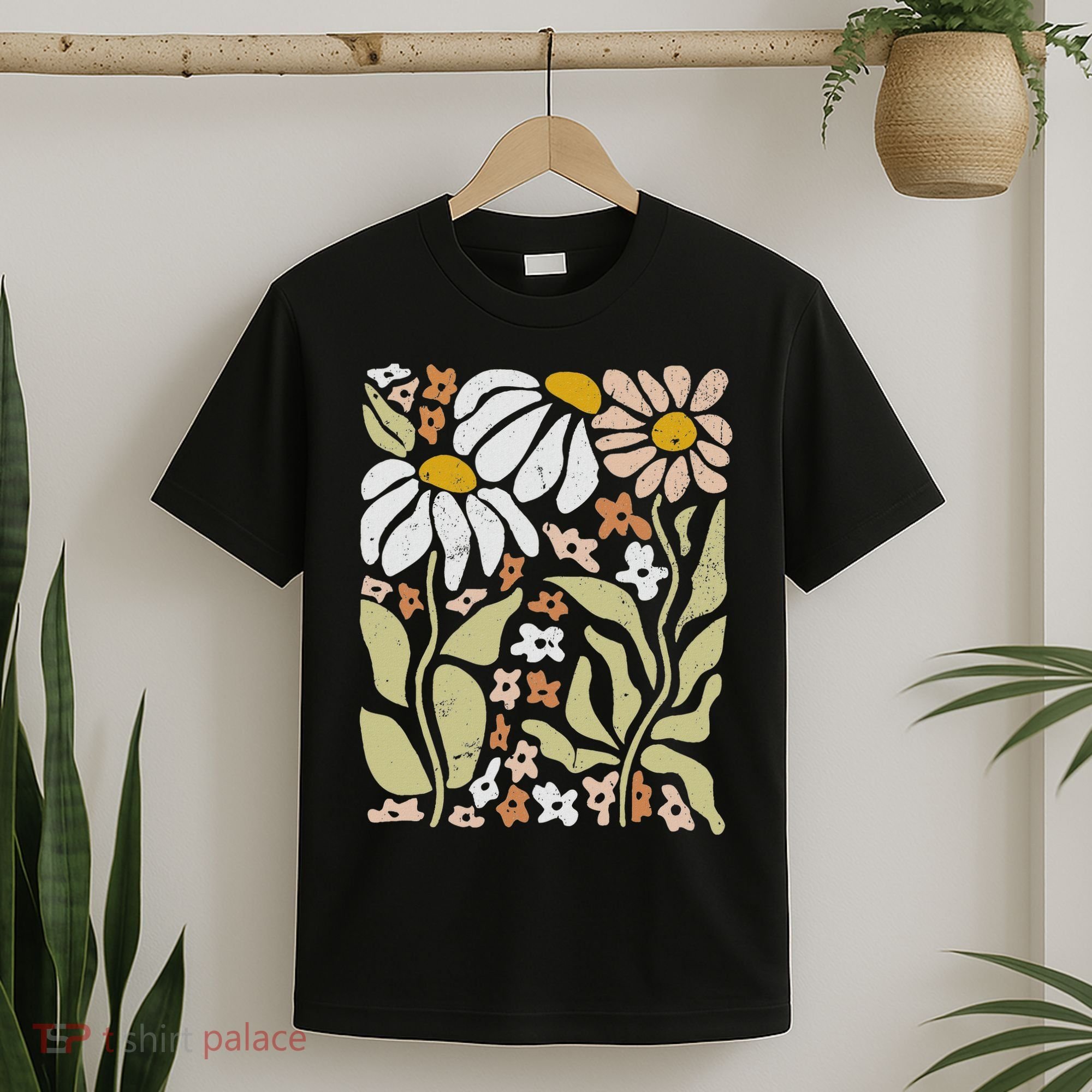 Boho Wildflowers Floral Nature Flower T-Shirt