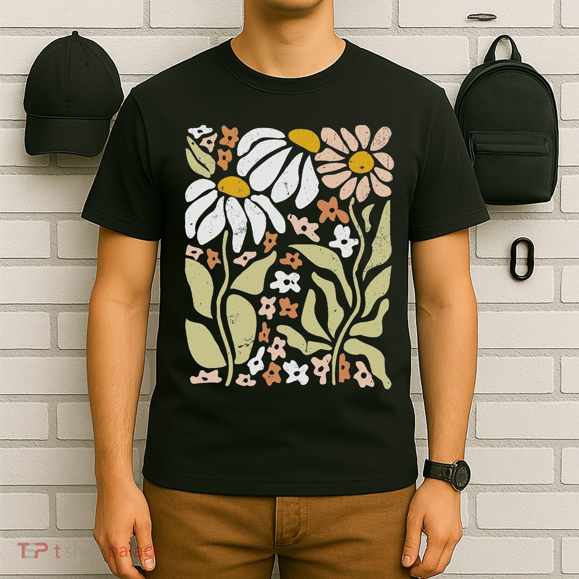 Boho Wildflowers Floral Nature Flower T-Shirt