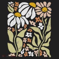 Boho Wildflowers Floral Nature Flower Beanie thumb 2