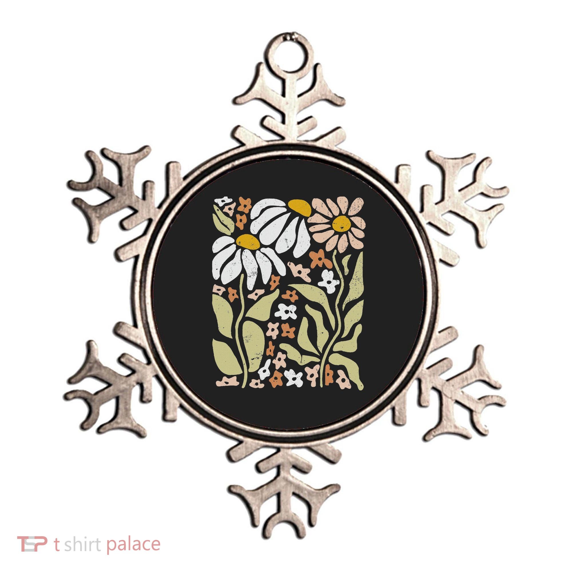Boho Wildflowers Floral Nature Flower Ornament