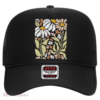 Boho Wildflowers Floral Nature Flower Hat