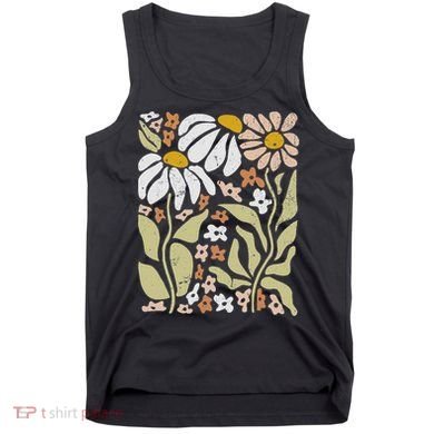 Boho Wildflowers Floral Nature Flower Tank Top