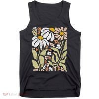 Boho Wildflowers Floral Nature Flower Tank Top thumb 0