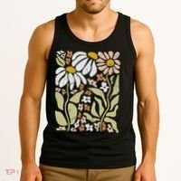 Boho Wildflowers Floral Nature Flower Tank Top thumb 3