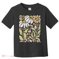 Boho Wildflowers Floral Nature Flower Toddler T-Shirt thumb 0