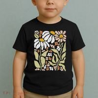Boho Wildflowers Floral Nature Flower Toddler T-Shirt thumb 2
