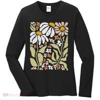 Boho Wildflowers Floral Nature Flower Women's Long Sleeve Shirt thumb 0