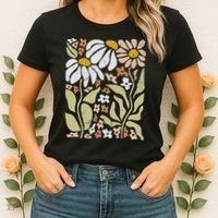 Boho Wildflowers Floral Nature Flower Women's T-Shirt thumb 2