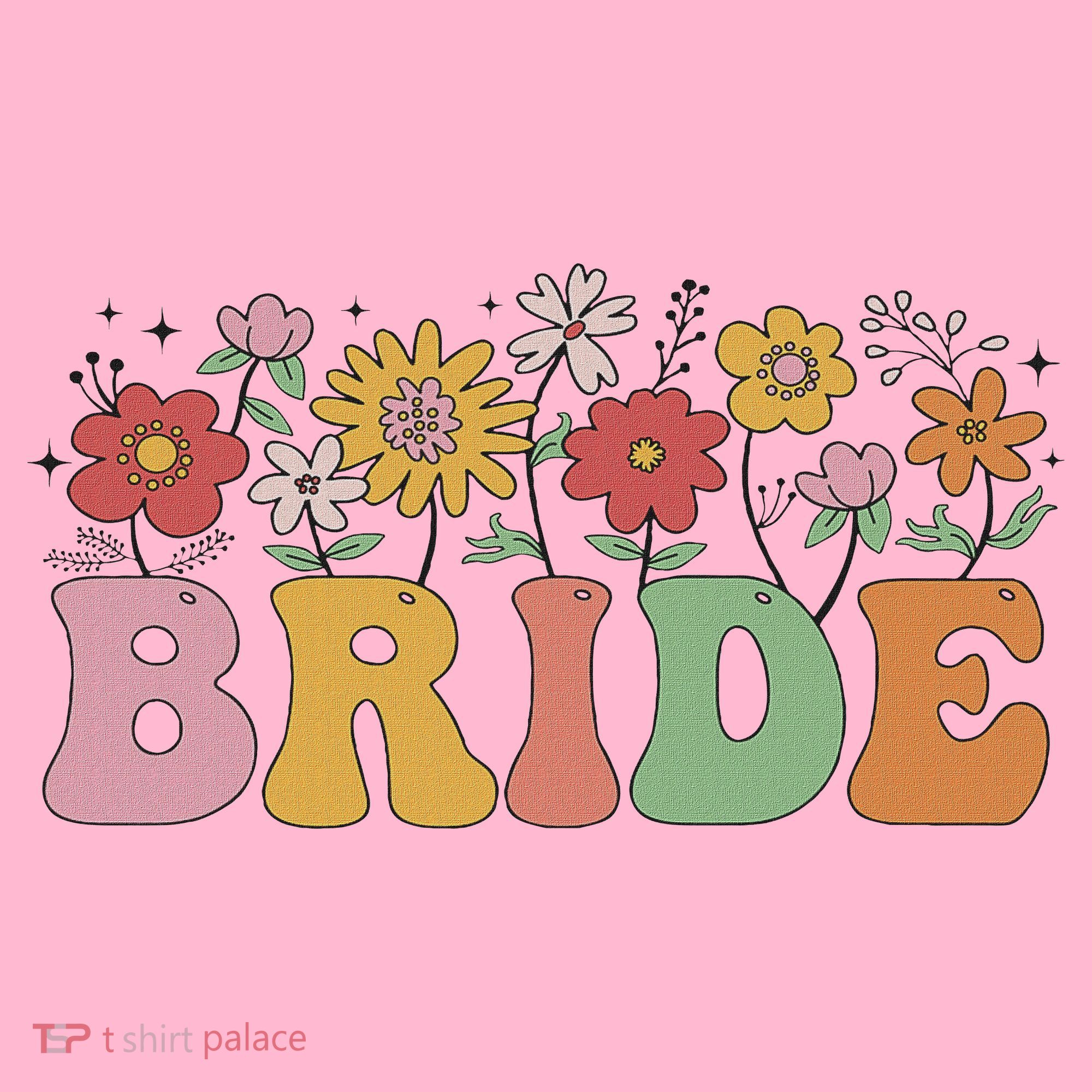 Bride Wildflower Floral Bridal Party Wedding Bachelorette Coaster