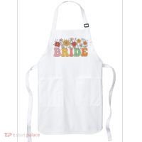 Bride Wildflower Floral Bridal Party Wedding Bachelorette Apron thumb 0