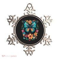 Butterfly With Flowers I Aesthetic Butterfly Ornament thumb 0