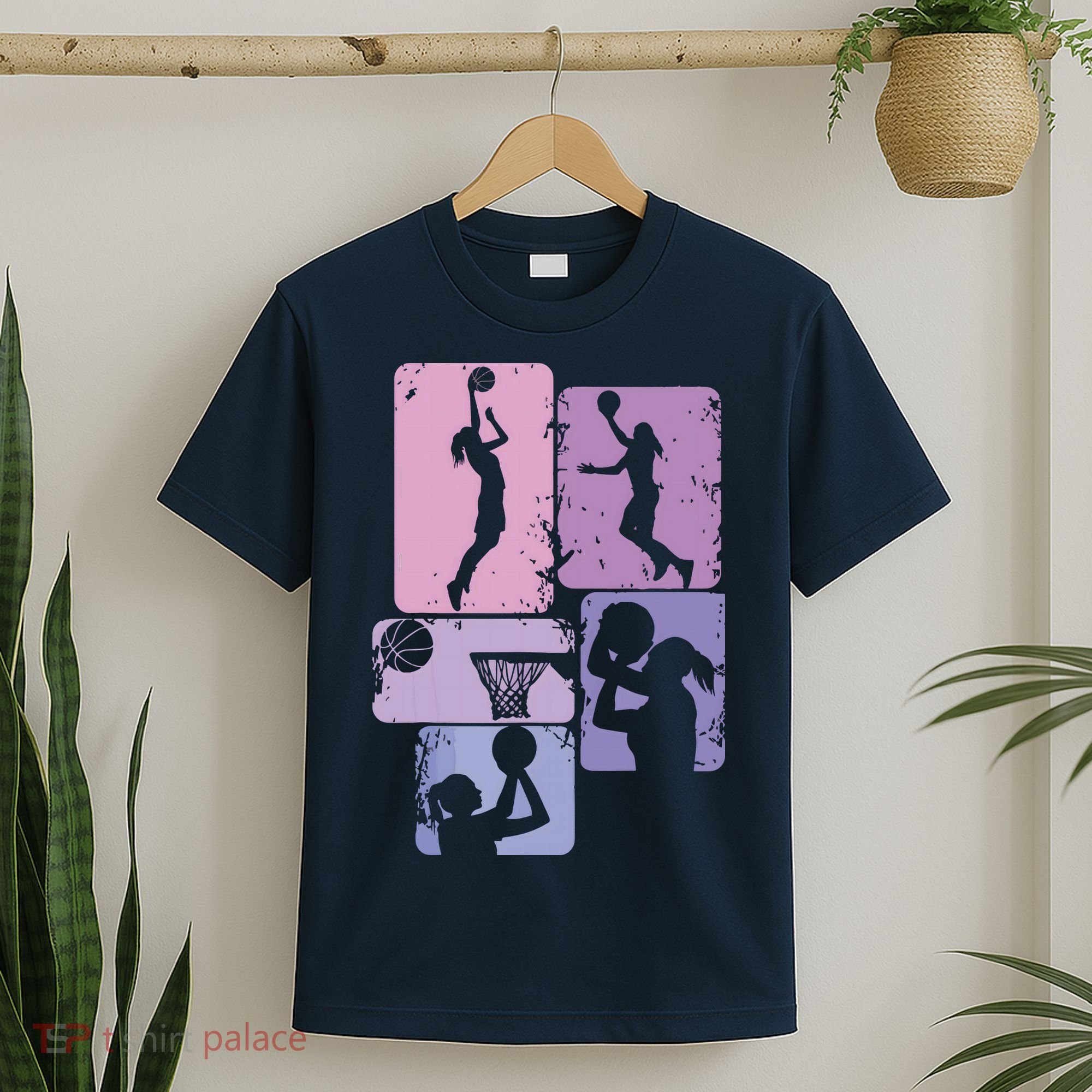 Basketball Women, Female Basketball Player T-Shirt