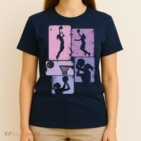 Basketball Women, Female Basketball Player T-Shirt thumb 4