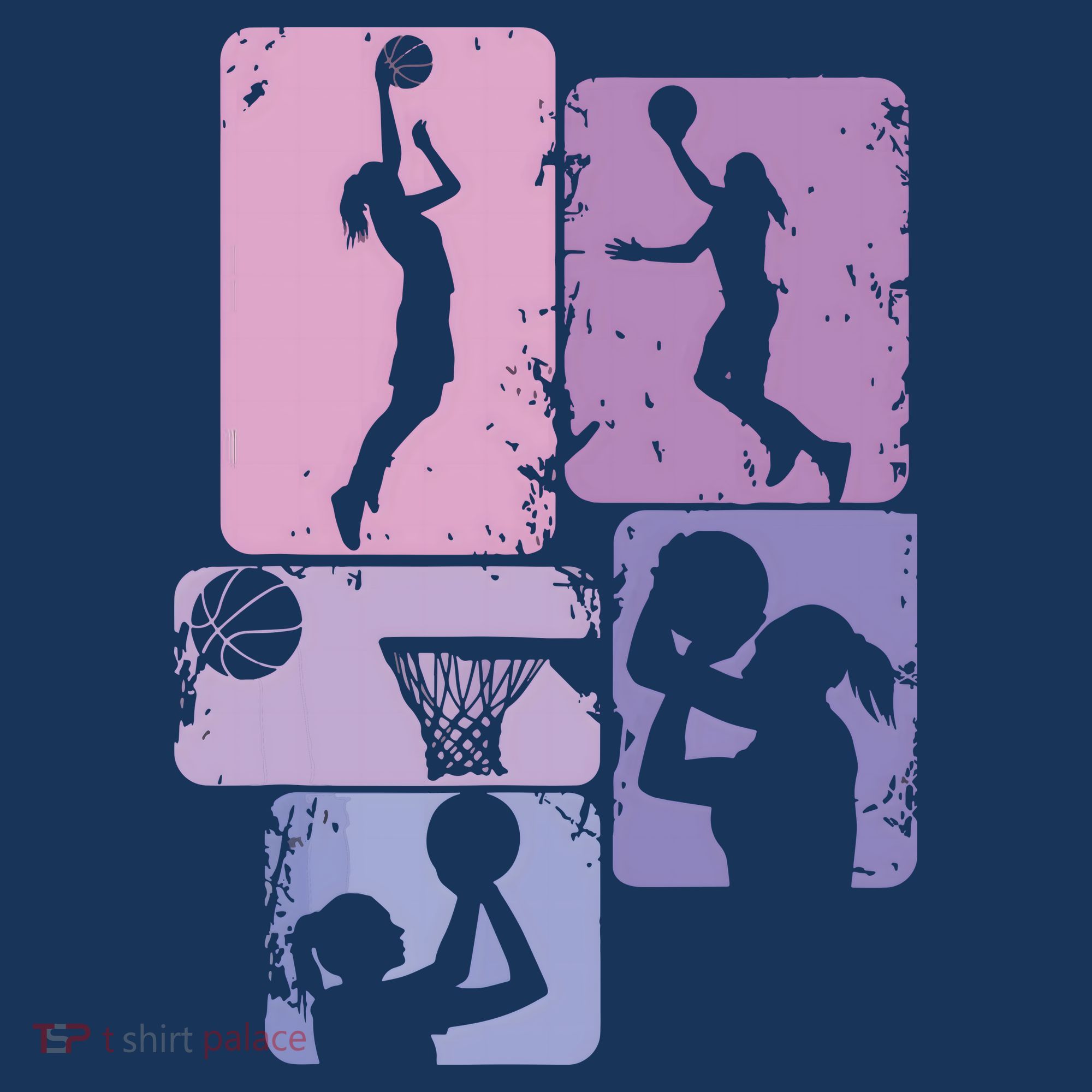 Basketball Women, Female Basketball Player Mousepad
