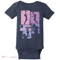 Basketball Women, Female Basketball Player Baby Bodysuit thumb 0