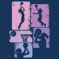 Basketball Women, Female Basketball Player Baby Bodysuit thumb 2