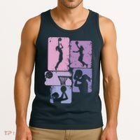 Basketball Women, Female Basketball Player Tank Top thumb 3