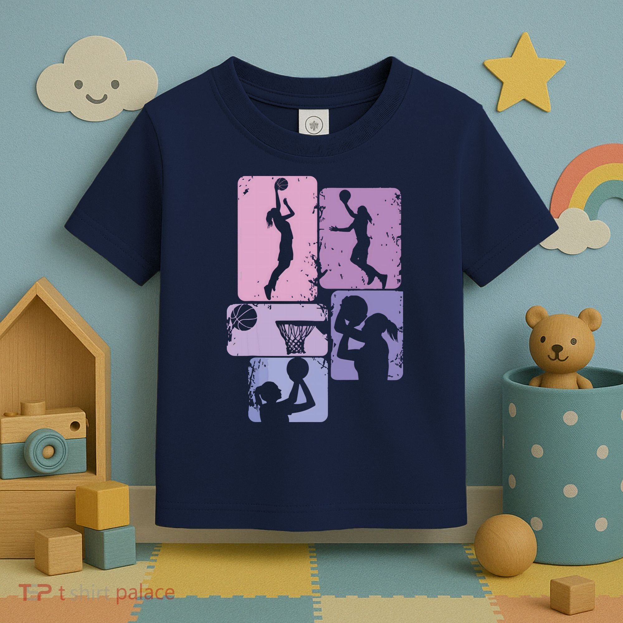 Basketball Women, Female Basketball Player Toddler T-Shirt
