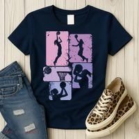 Basketball Women, Female Basketball Player Women's T-Shirt thumb 3