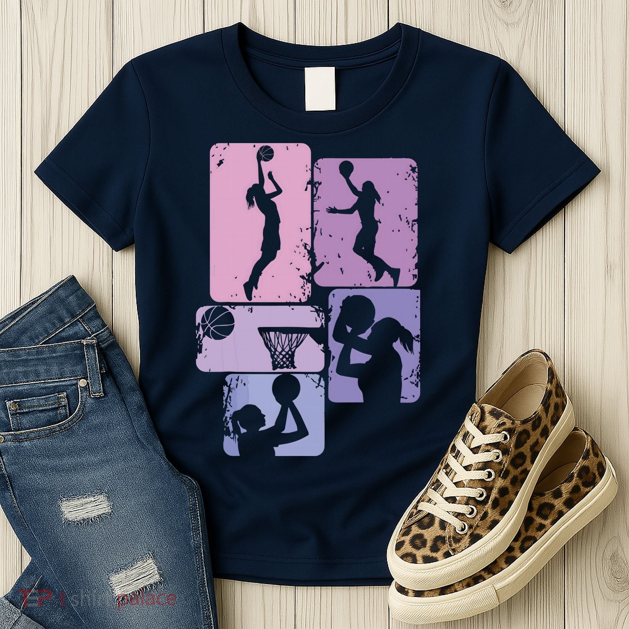 Basketball Women, Female Basketball Player Women's T-Shirt