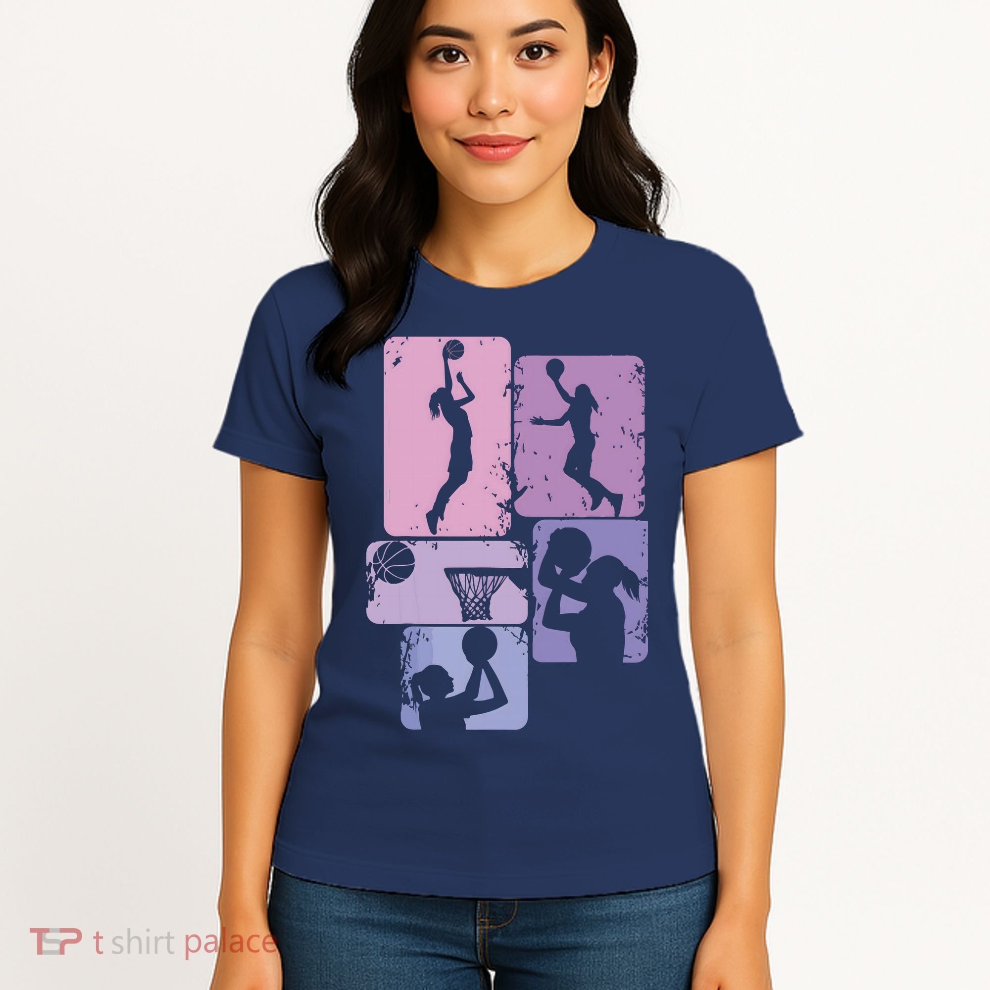 Basketball Women, Female Basketball Player Women's T-Shirt