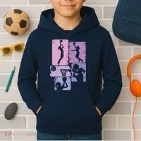 Basketball Women, Female Basketball Player Kids Hoodie thumb 2